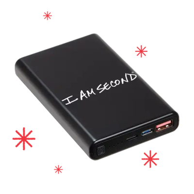 I Am Second portable power bank