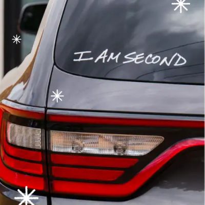 I Am Second Decal Sticker