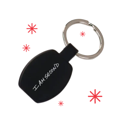 I Am Second Keychain